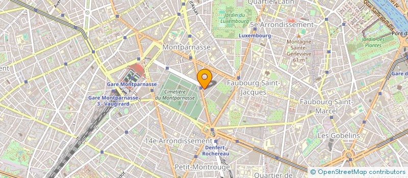 localisation de l'entreprise SERVICES GE à PARIS