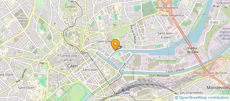 localisation de l'entreprise SERVICES GESTION INFORMATIQUE BAS NDIE à CAEN
