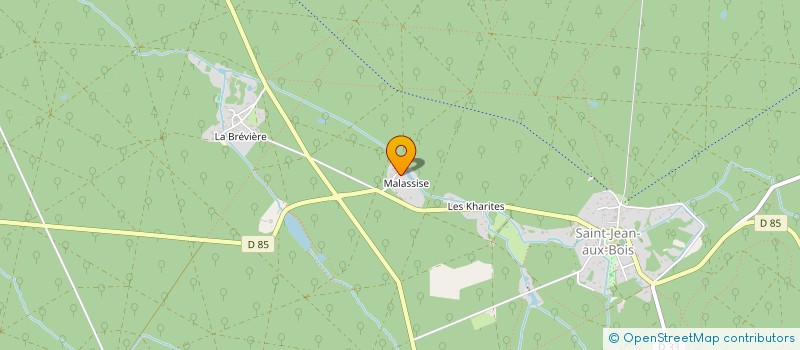 localisation de l'entreprise SERVICES & GRANULATS DE PICARDIE à SAINT-JEAN-AUX-BOIS