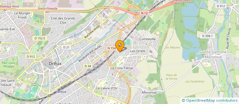 localisation de l'entreprise SERVICES HABITAT à DREUX