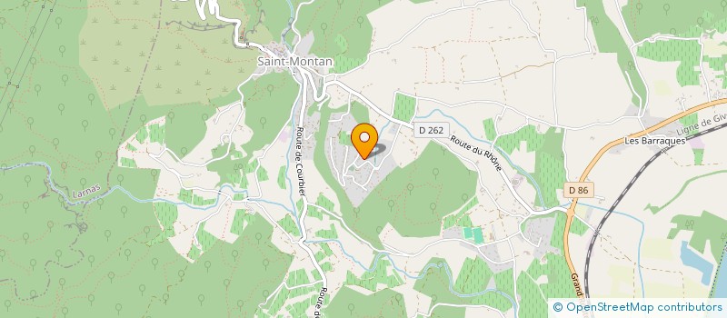 localisation de l'entreprise SERVICES HOME  SAINT-MONTAN