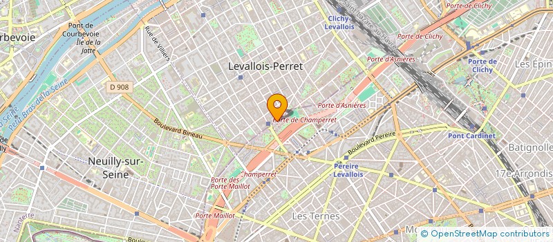 localisation de l'entreprise SERVICES IMMOBLIERS ET DEVELOPPEMENT à LEVALLOIS-PERRET