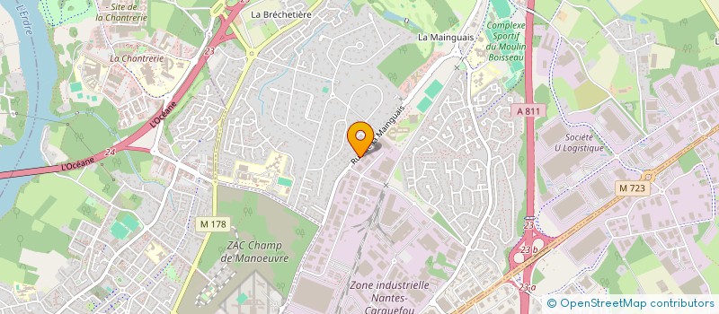 localisation de l'entreprise SERVICES INDUSTRIE CONDITIONNEMENT à CARQUEFOU