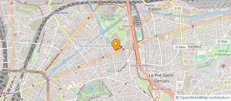 localisation de l'entreprise SERVICES INDUSTRIELS ET COMMERCIAUX  PARIS