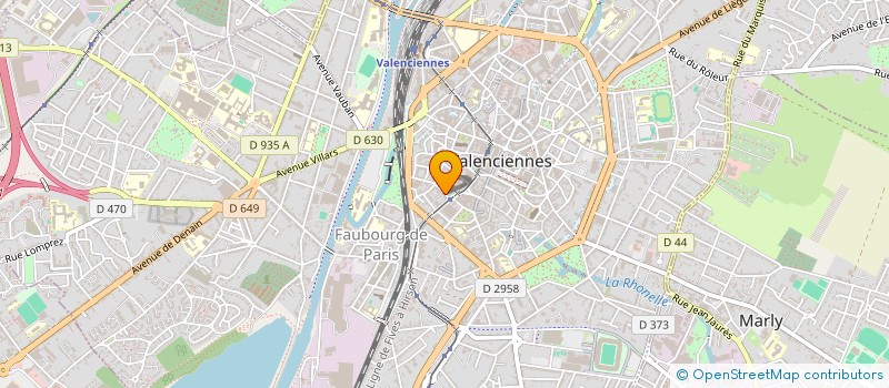 localisation de l'entreprise SERVICES INDUSTRIELS EUROPEENS à VALENCIENNES
