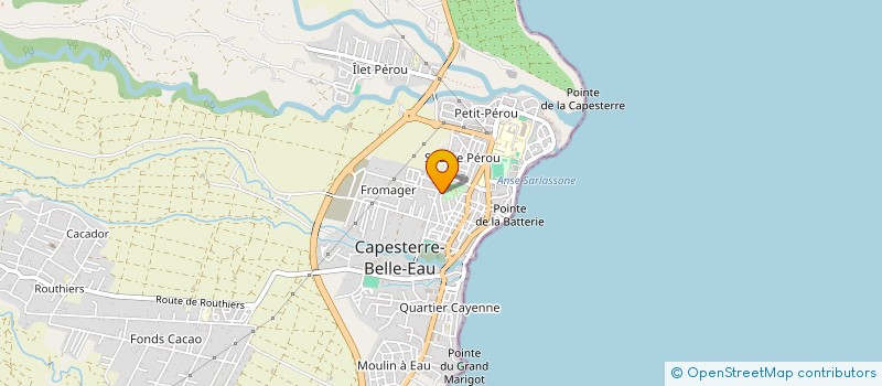 localisation de l'entreprise SERVICES INDUSTRIES SARL à CAPESTERRE-BELLE-EAU
