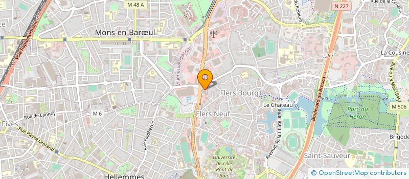 localisation de l'entreprise SERVICES INFORMATIQUES A LA CARTE  VILLENEUVE-D'ASCQ