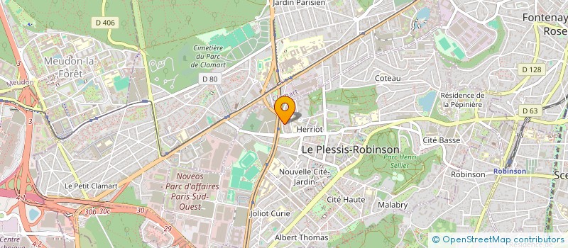 localisation de l'entreprise SERVICES INFORMATIQUES ET TELEMATIQUES  LE PLESSIS ROBINSON