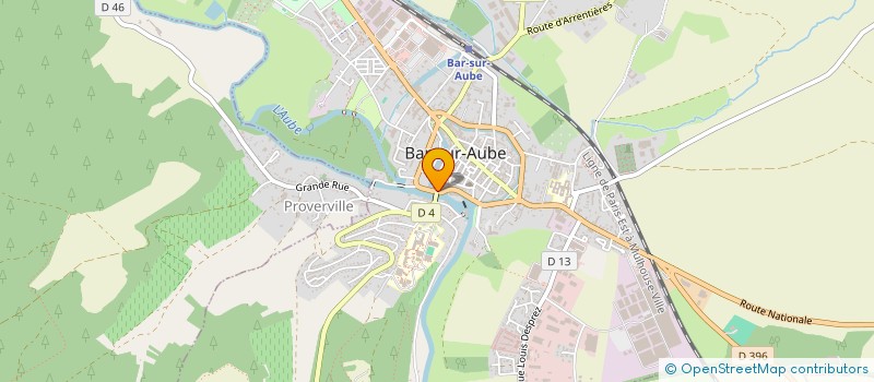 localisation de l'entreprise SERVICES INTER ENTREPRISES BARALBINS à BAR-SUR-AUBE