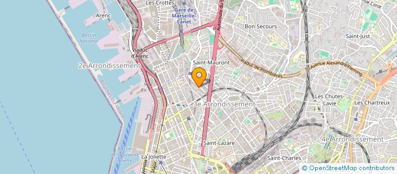localisation de l'entreprise SERVICES INTERVENTIONS FORMATIONS à MARSEILLE