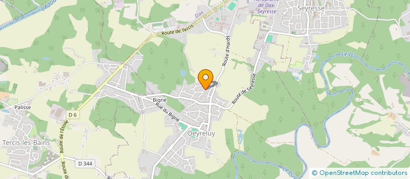 localisation de l'entreprise SERVICES J. DES DESERTS  OEYRELUY