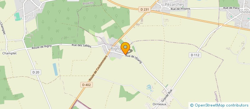 localisation de l'entreprise SERVICES JARDINS PARTICULIERS à LUMIGNY-NESLES-ORMEAUX