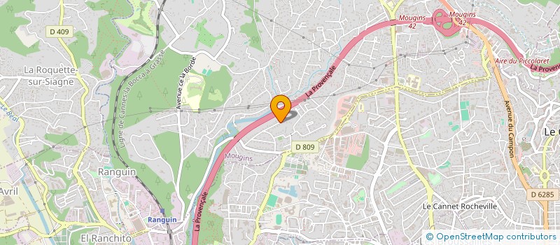 localisation de l'entreprise SERVICES LIVRAISONS CASAMENTO à MOUGINS