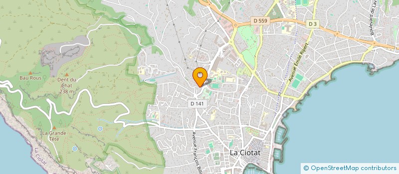 localisation de l'entreprise SERVICES LOGISTIQUES CINEMA PRODUCTION  LA CIOTAT