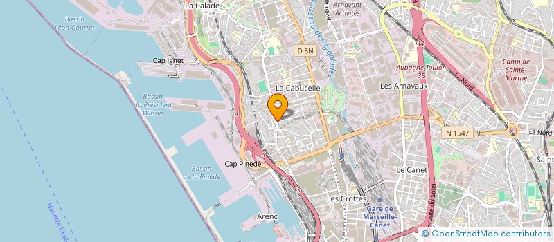 localisation de l'entreprise SERVICES MARITIMES ET AVITAILLEMENTS à MARSEILLE