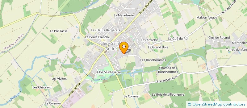 localisation de l'entreprise SERVICES MAX à CLERY-SAINT-ANDRE