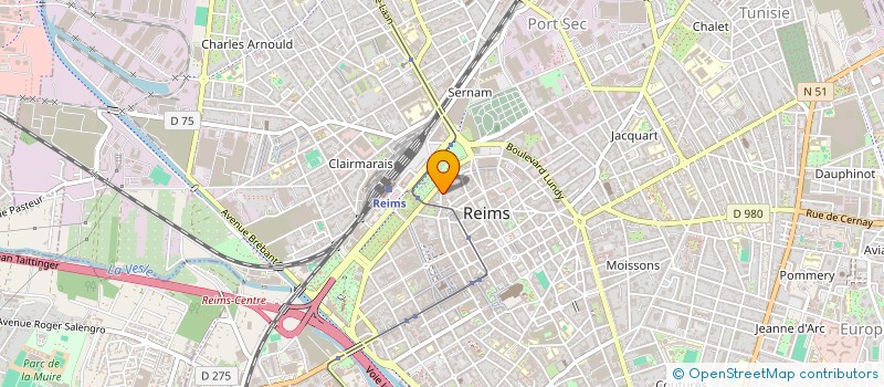 localisation de l'entreprise SERVICES MICRO INFORMATIQUE à REIMS