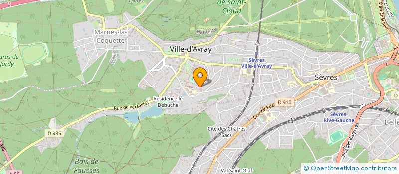 localisation de l'entreprise SERVICES MODERNES à VILLE-D'AVRAY
