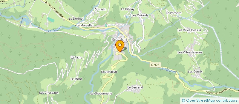 localisation de l'entreprise SERVICES MONCHUS à BEAUFORT