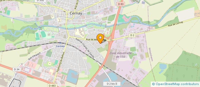 localisation de l'entreprise SERVICES MONTAGE CUISINES à CERNAY