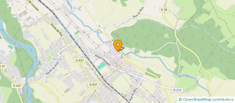 localisation de l'entreprise SERVICES MOTO ET COMPETITION  ASSAT