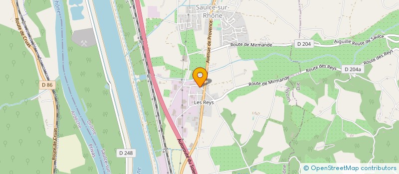 localisation de l'entreprise SERVICES MULTITRANSPORTS-MANUTENTION BROCHETON  SAULCE-SUR-RHONE