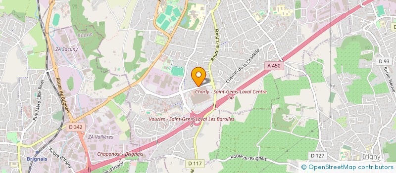 localisation de l'entreprise SERVICES NET 69  SAINT-GENIS-LAVAL