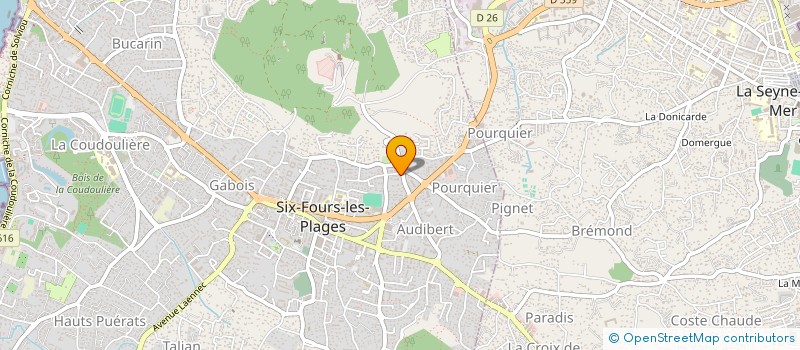 localisation de l'entreprise SERVICES NETT à SIX-FOURS-LES-PLAGES