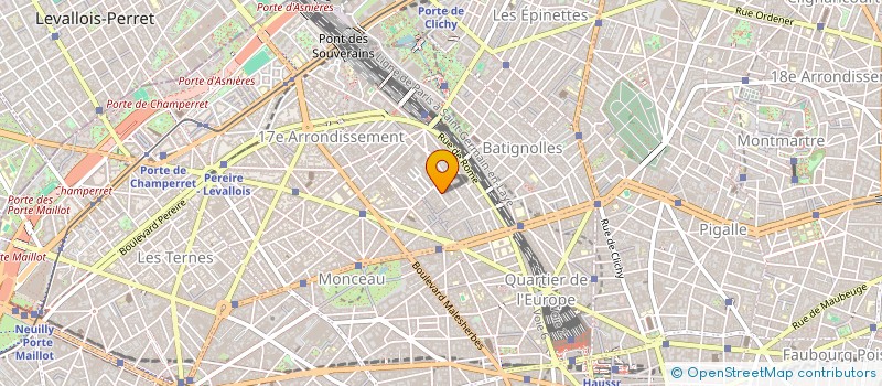 localisation de l'entreprise SERVICES NETTOYAGE VENUS  PARIS 17