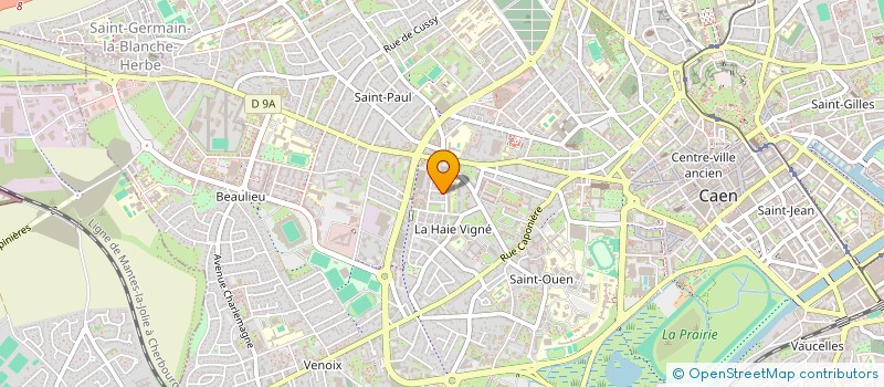 localisation de l'entreprise SERVICES NORMANDS à CAEN