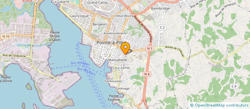 localisation de l'entreprise SERVICES NUMERIQUES DENTAIRES à POINTE-A-PITRE