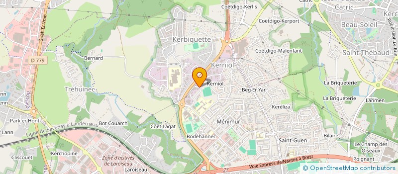 localisation de l'entreprise SERVICES OU SECOURS AMBULANCE à VANNES