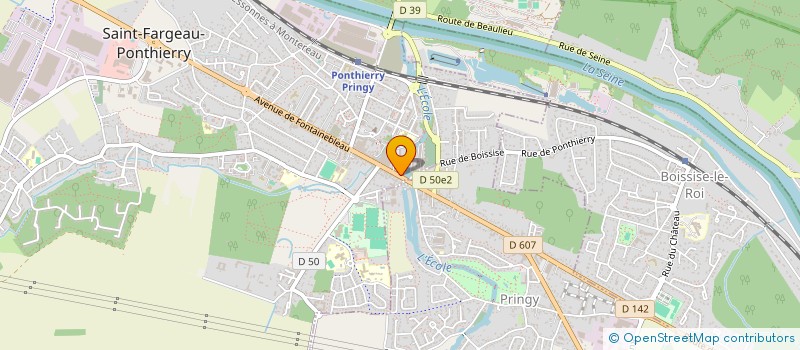 localisation de l'entreprise SERVICES PAPETERIES ARTICLES BUREAUX  SAINT-FARGEAU-PONTHIERRY