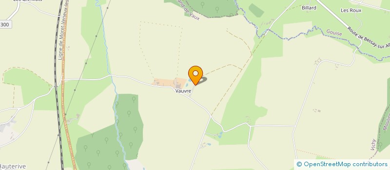 localisation de l'entreprise SERVICES PARTS 03  SAINT-GERAND-DE-VAUX