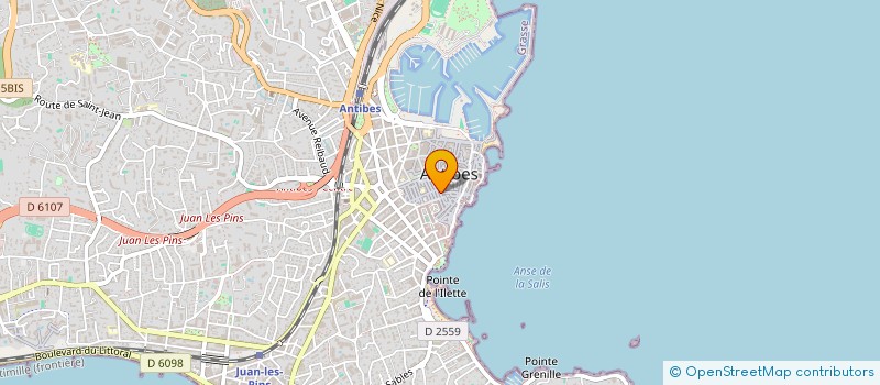 localisation de l'entreprise SERVICES PLOMBERIE NETTOYAGE à ANTIBES