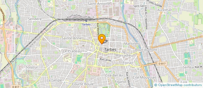 localisation de l'entreprise SERVICES PLURIELS  TARBES