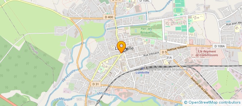 localisation de l'entreprise SERVICES PLUS à LUNEVILLE