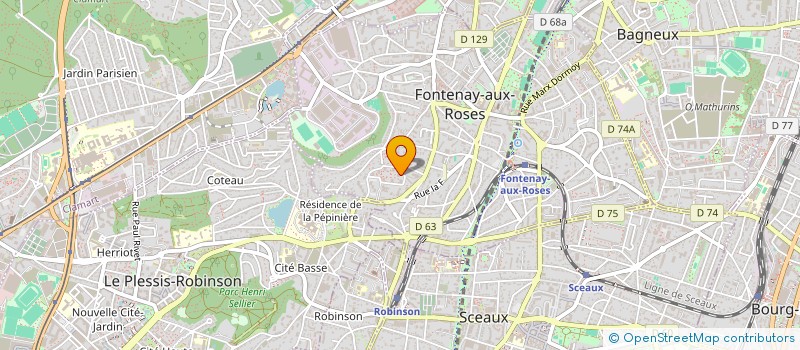 localisation de l'entreprise SERVICES PLUS à FONTENAY-AUX-ROSES