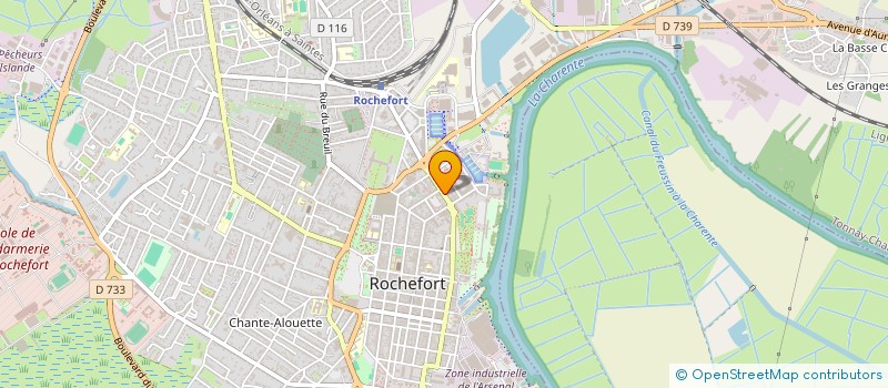 localisation de l'entreprise SERVICES PLUS à ROCHEFORT