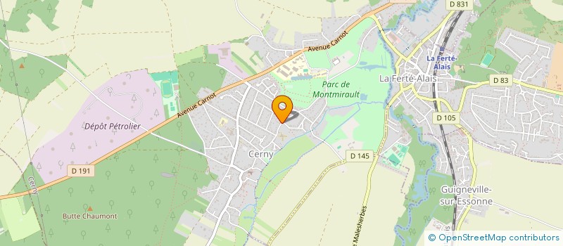 localisation de l'entreprise SERVICES PLUS à CERNY