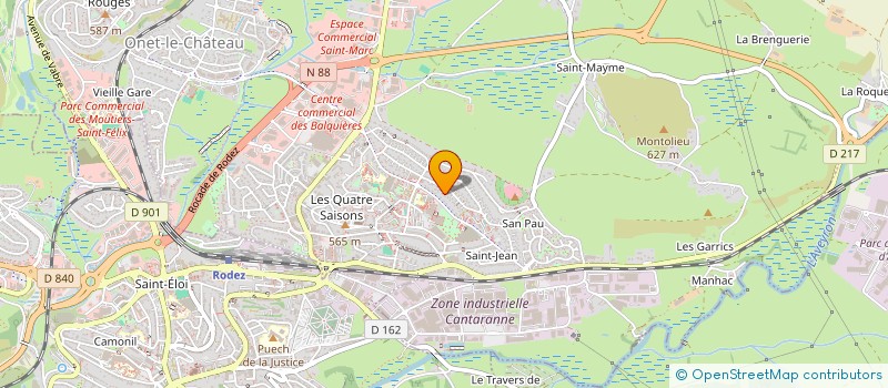 localisation de l'entreprise SERVICES PLUS  ONET-LE-CHATEAU