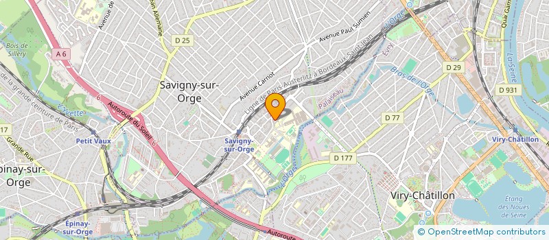 localisation de l'entreprise SERVICES PLUS 91 à SAVIGNY-SUR-ORGE