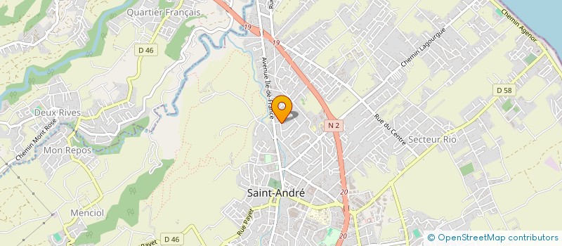 localisation de l'entreprise SERVICES PLUS 974 à SAINT-ANDRE