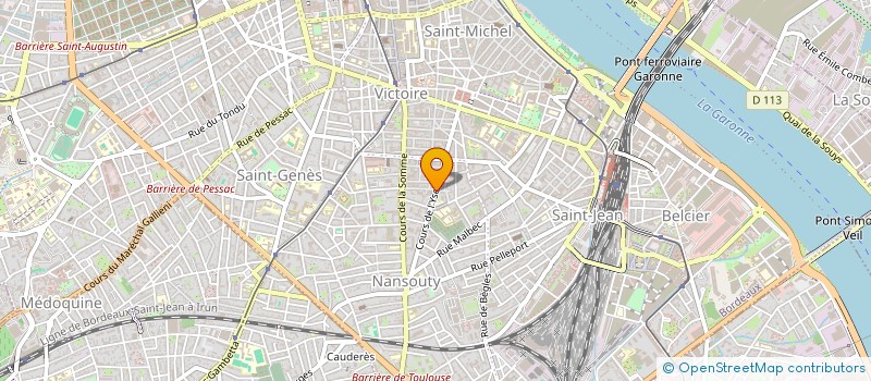 localisation de l'entreprise SERVICES PLUS  BORDEAUX