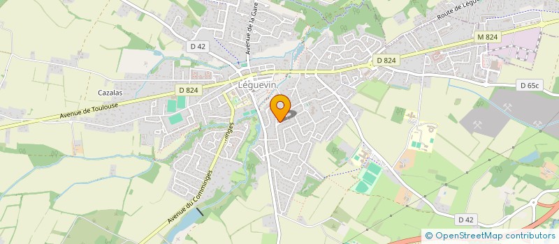 localisation de l'entreprise SERVICES PLUS E.U.R.L.  LEGUEVIN