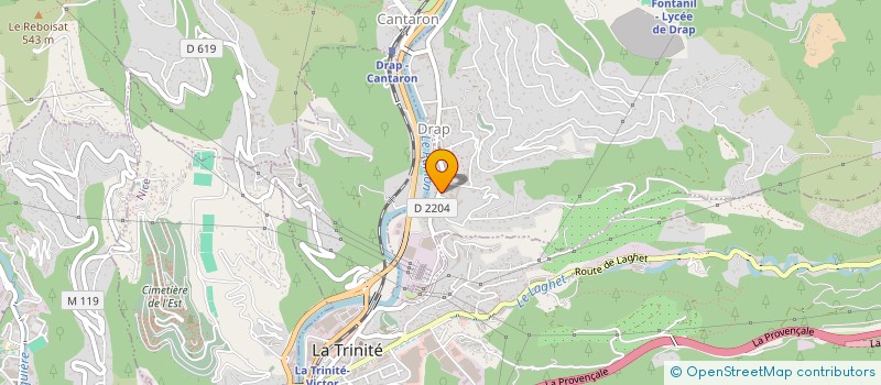 localisation de l'entreprise SERVICES POUR L'INDUSTRIE CIMENTIERE à DRAP