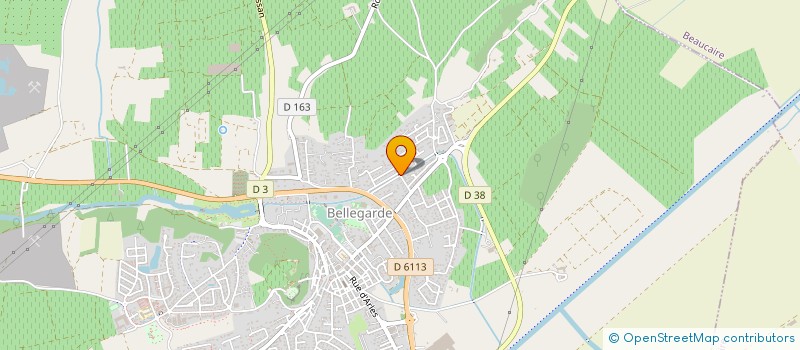 localisation de l'entreprise SERVICES PRESTATIONS RAPIDES SARL  BELLEGARDE