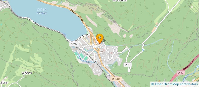 localisation de l'entreprise SERVICES PRODUITS INFORMATIQUES à NANTUA