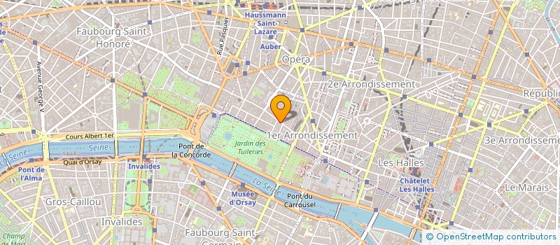 localisation de l'entreprise SERVICES PROGRAMMES ET GESTION à PARIS