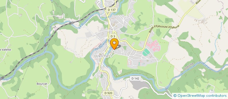 localisation de l'entreprise SERVICES PROX CHANTIERS à UZERCHE